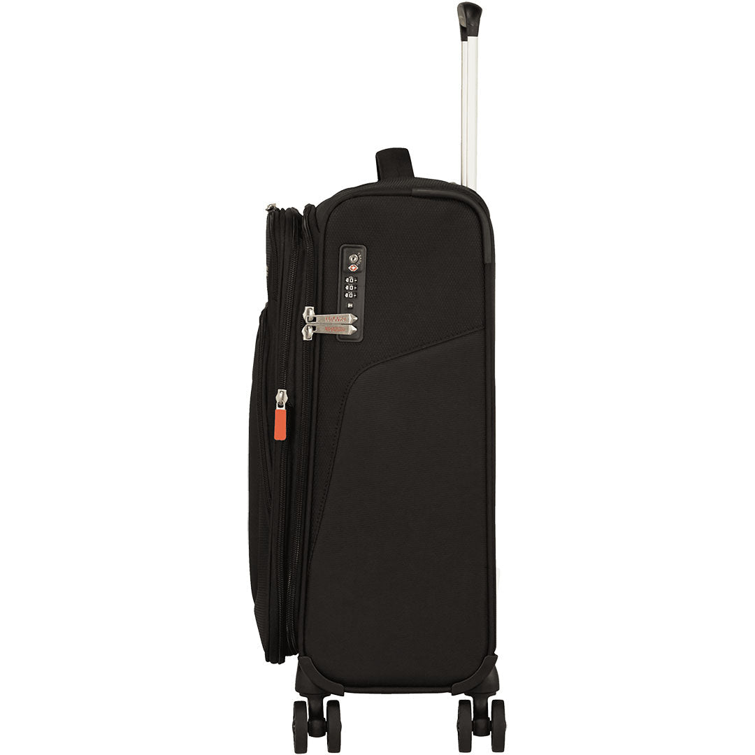 American Tourister Summerfunk luggage מזוודה קטנה מבד לעלייה למטוס אמריקן טוריסטר 20" - תיק התיקיםAmerican Touristerמזוודות