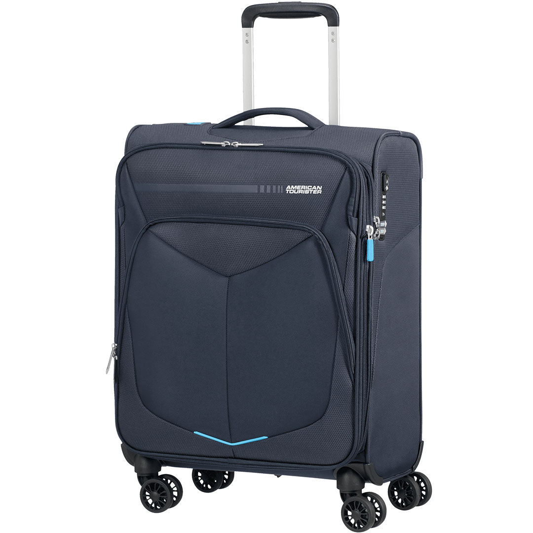 American Tourister Summerfunk luggage מזוודה קטנה מבד לעלייה למטוס אמריקן טוריסטר 20" - תיק התיקיםAmerican Touristerמזוודות