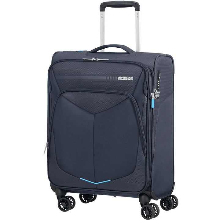 American Tourister Summerfunk luggage מזוודה קטנה מבד לעלייה למטוס אמריקן טוריסטר 20" - תיק התיקיםAmerican Touristerמזוודות