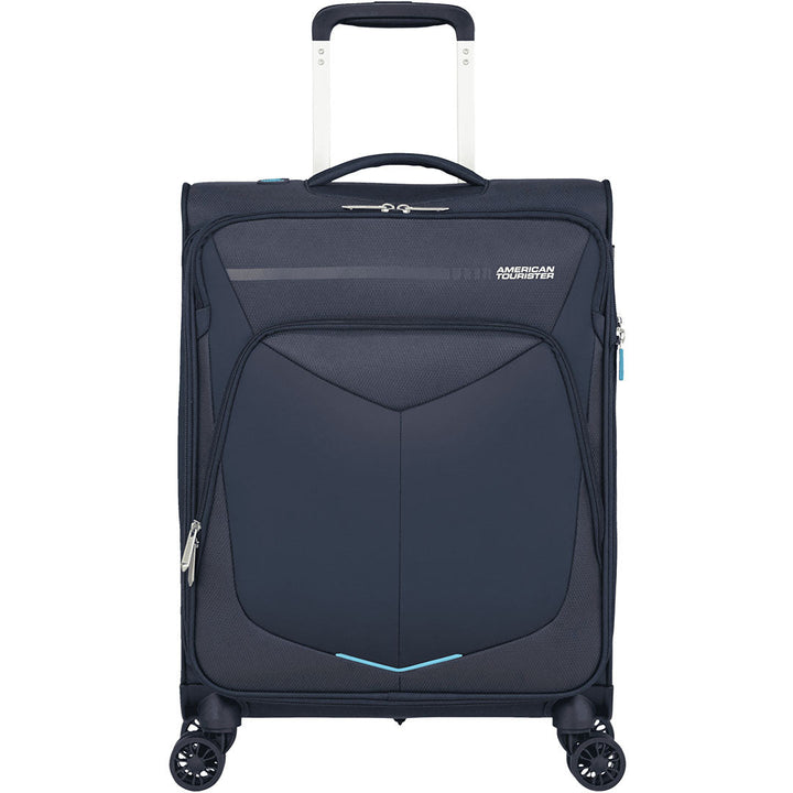 American Tourister Summerfunk luggage מזוודה קטנה מבד לעלייה למטוס אמריקן טוריסטר 20" - תיק התיקיםAmerican Touristerמזוודות