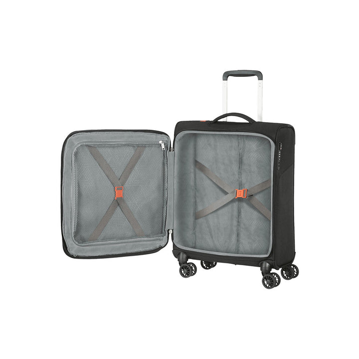 American Tourister Summerfunk luggage מזוודה קטנה מבד לעלייה למטוס אמריקן טוריסטר 20" - תיק התיקיםAmerican Touristerמזוודות