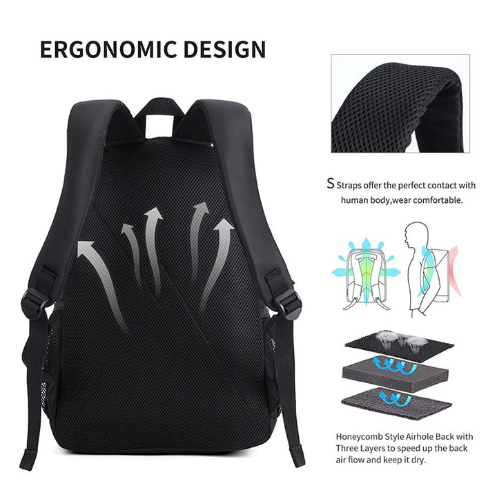 Aoking תיק גב איכותי ללפטופ 14.1" - תיק התיקיםAokingתיקים למחשב נייד