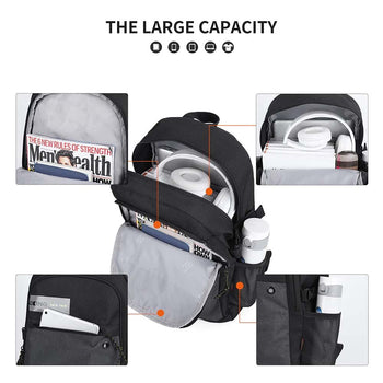 Aoking תיק גב איכותי ללפטופ 14.1" - תיק התיקיםAokingתיקים למחשב נייד