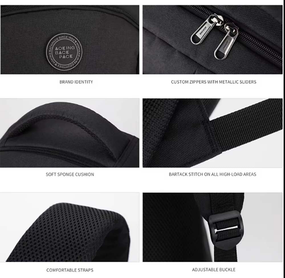 Aoking תיק גב למחשב 15.6 - תיק התיקיםAokingתיקים למחשב נייד