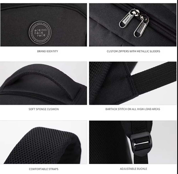 Aoking תיק גב למחשב 15.6 - תיק התיקיםAokingתיקים למחשב נייד