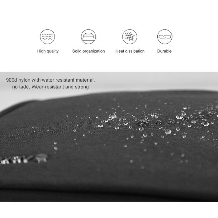 Aoking תיק גב / צד ללפטופ 15.6" באפור כהה - תיק התיקיםAokingגברים