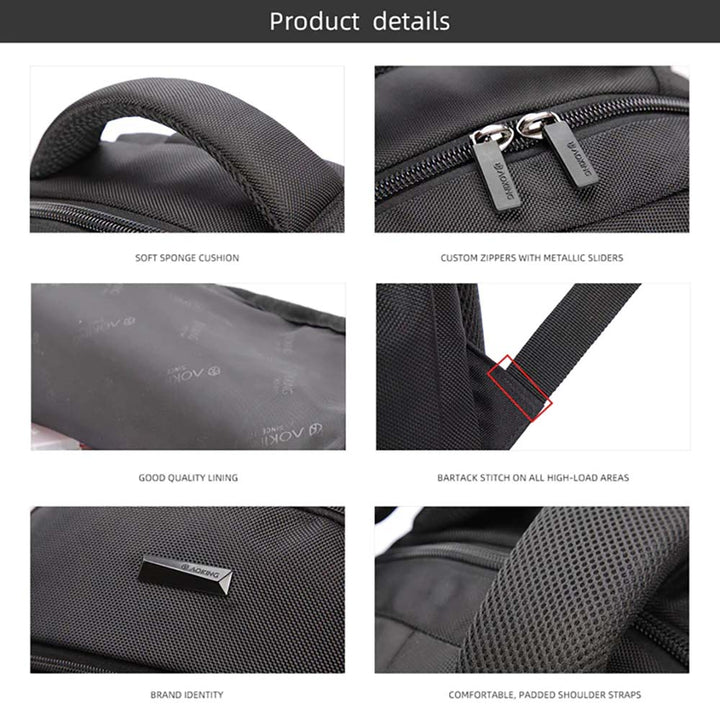 Aoking תיק גב למחשב 15.6" - תיק התיקיםAokingגברים