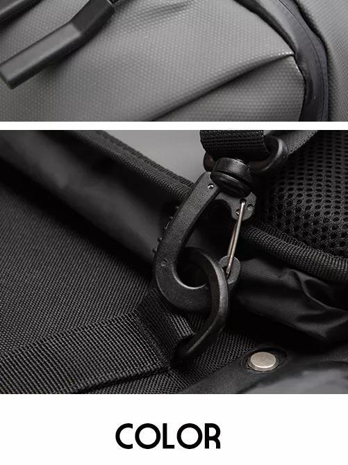 AOKING תיק גב טרולי נגד מים עם גלגלים גדולים 17" - תיק התיקיםAokingתיקים