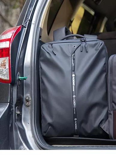 AOKING תיק גב טרולי נגד מים עם גלגלים גדולים 17" - תיק התיקיםAokingתיקים