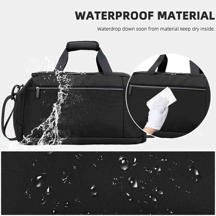 Aoking תיק נסיעות איכותי עם תא לנעליים ורצועת הלבשה - תיק התיקיםAokingתיקי נסיעות