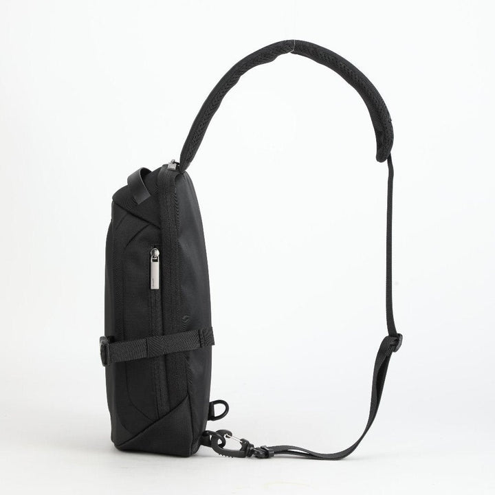 תיק צד פונקציונאלי וקל משקל בסגנון אוכף אלכסון עמיד למים מבית המותג AOKING צבע שחור - תיק התיקיםAOKINGתיק צד