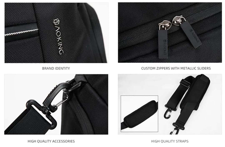 Aoking תיק נסיעות איכותי עם תא לנעליים ורצועת הלבשה - תיק התיקיםAokingתיקי נסיעות
