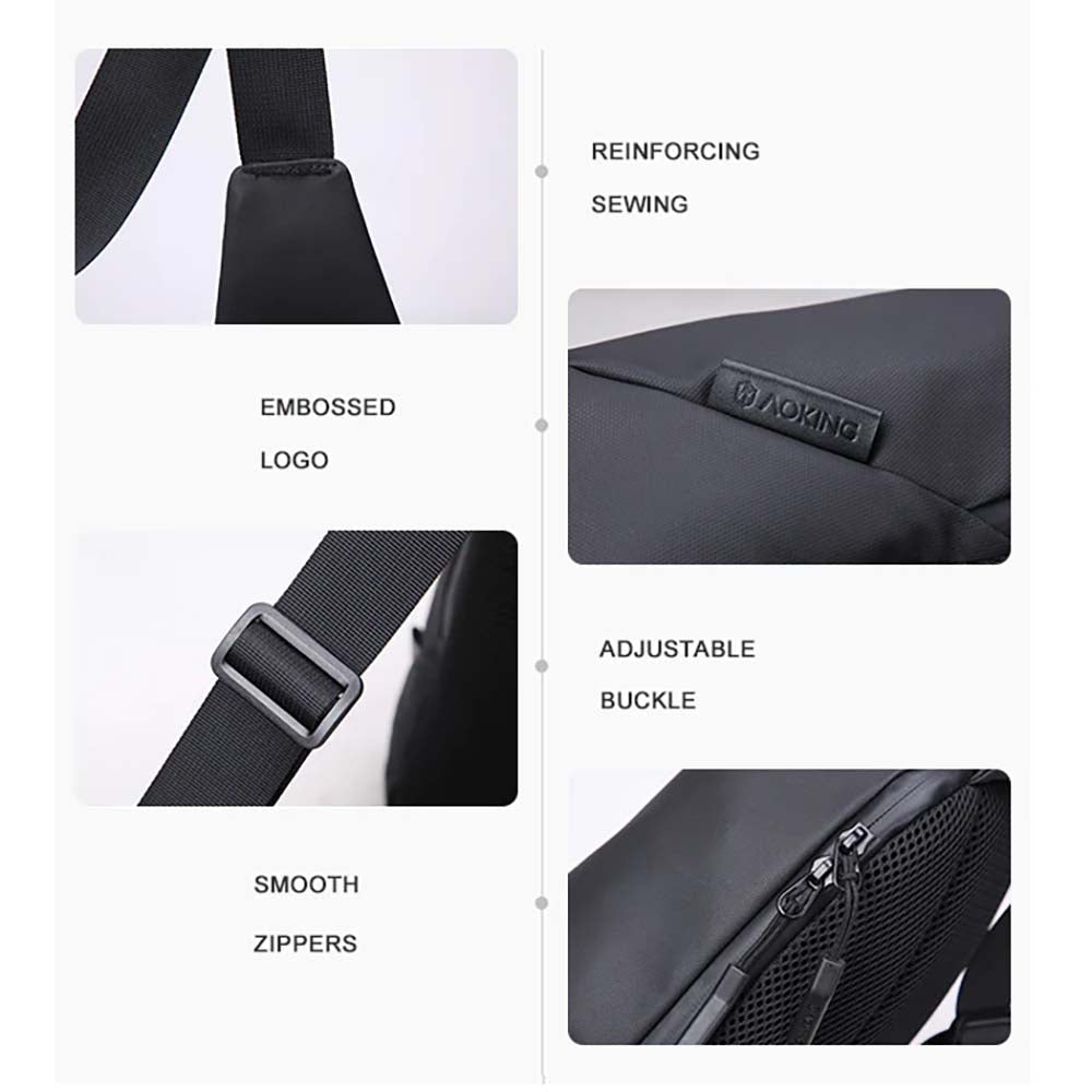 Aoking תיק אוכף / צד איכותי לגבר - תיק התיקיםAokingתיקי צד לגבר