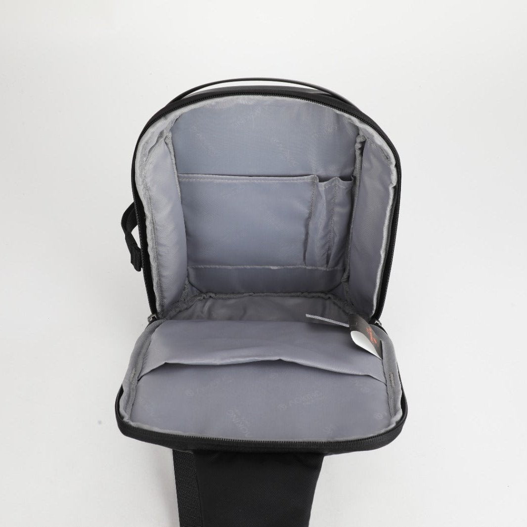 תיק צד פונקציונאלי וקל משקל בסגנון אוכף אלכסון עמיד למים מבית המותג AOKING צבע שחור - תיק התיקיםAOKINGתיק צד