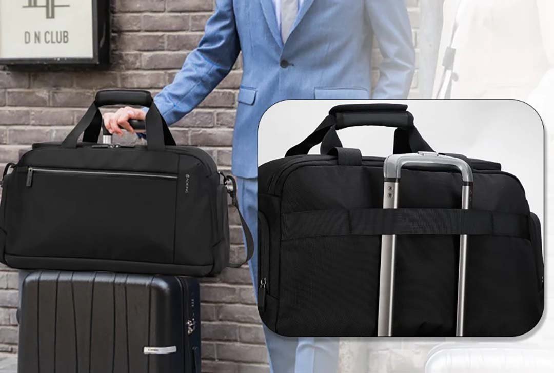 Aoking תיק נסיעות איכותי עם תא לנעליים ורצועת הלבשה - תיק התיקיםAokingתיקי נסיעות