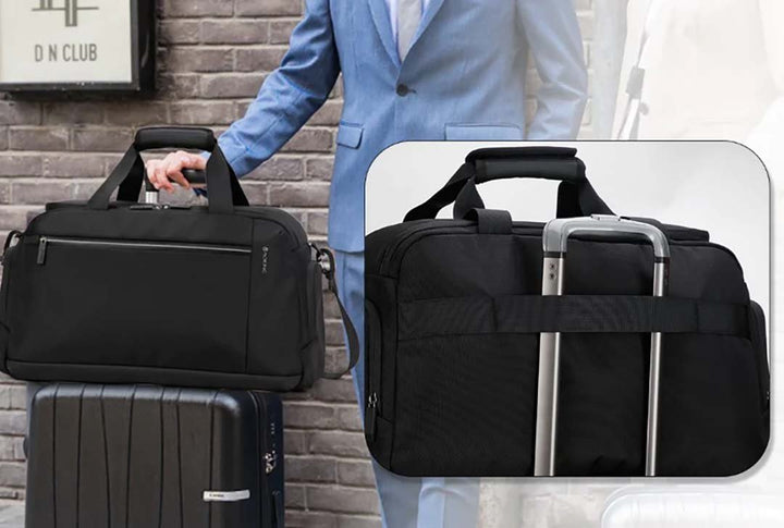 Aoking תיק נסיעות איכותי עם תא לנעליים ורצועת הלבשה - תיק התיקיםAokingתיקי נסיעות