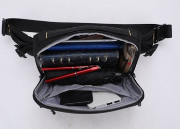 תיק צד / פאוץ' שחור לגבר, איכותי ונוח מבית AOKING - תיק התיקיםAOKINGתיק צד