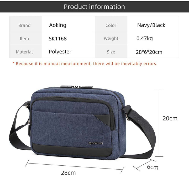 Aoking תיק צד איכותי לגבר - תיק התיקיםAokingתיקי צד לגבר