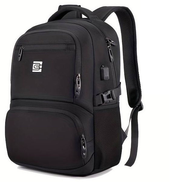 Bruno Cavalli תיק גב עסקי למחשב 15.6" עם USB בשחור - 18575