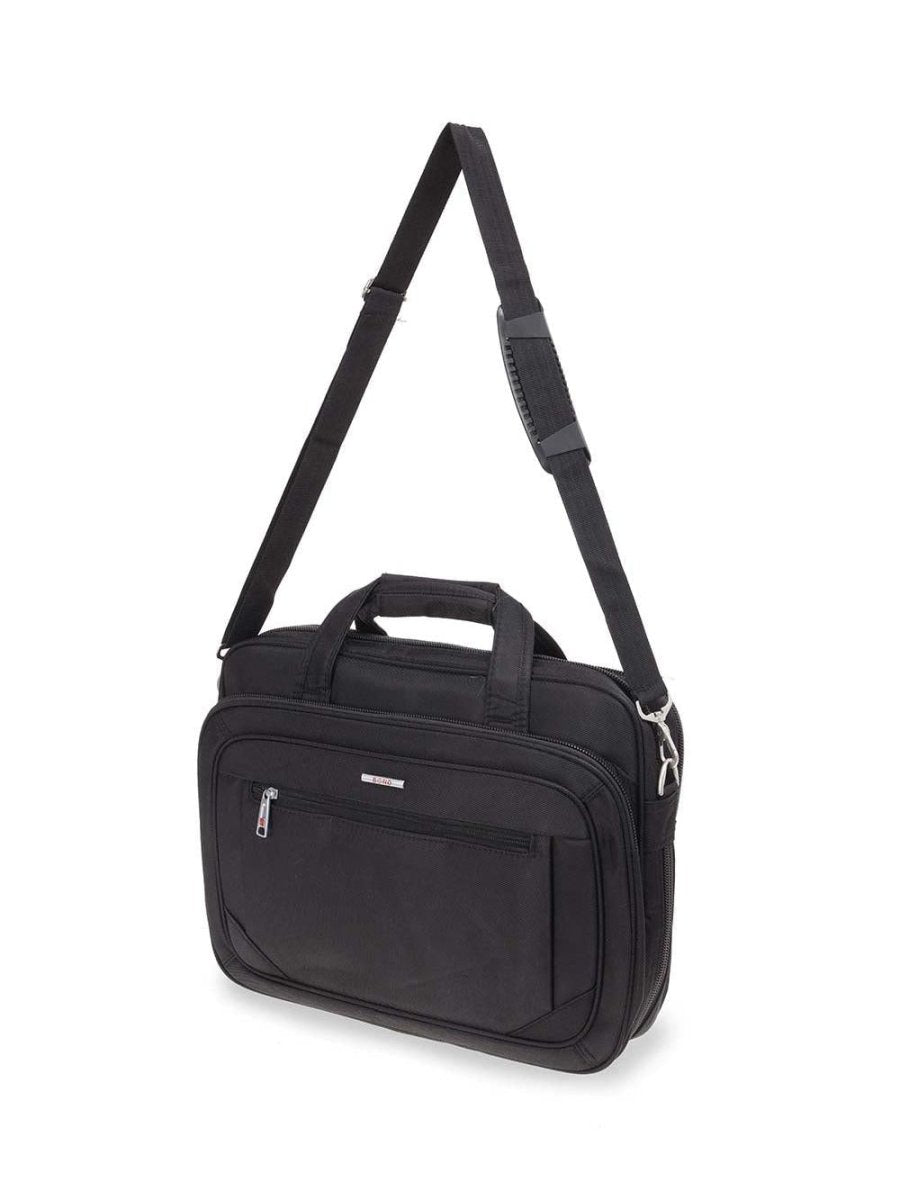 BOND תיק עבודה עם תא למחשב "15.6 בשחור - תיק התיקיםBondתיקים למחשב נייד