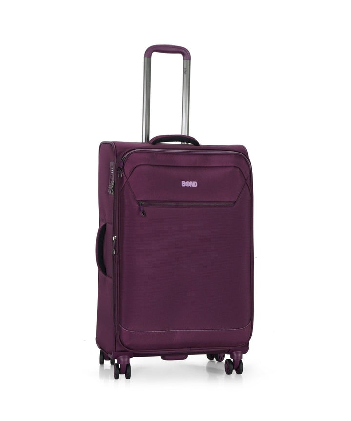 BOND סט מזוודות מבד חזקות וקלות 20" 26" 30" - תיק התיקיםBondמזוודות