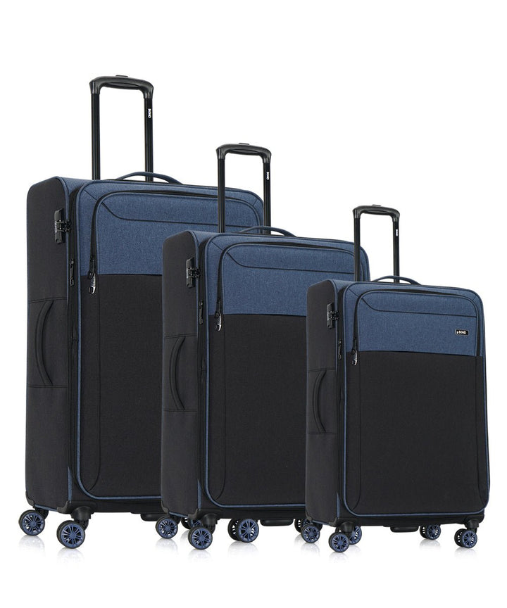 BOND סט 3 מזוודות מבד - תיק התיקיםBondמזוודות