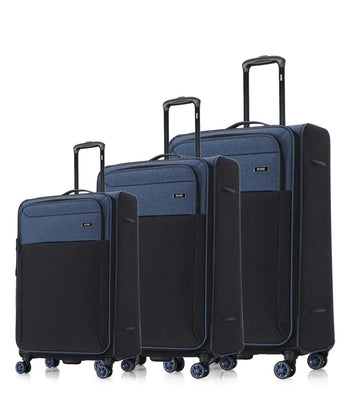 BOND סט 3 מזוודות מבד - תיק התיקיםBondמזוודות