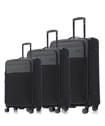 BOND סט 3 מזוודות מבד - תיק התיקיםBondמזוודות