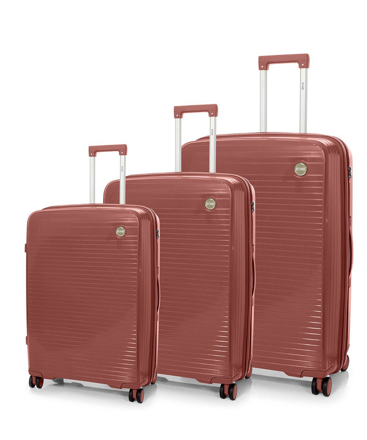 BOND סט מזוודות קשיחות 4 גדלים (20,24,28,32") Polypropylene - תיק התיקיםBondמזוודות