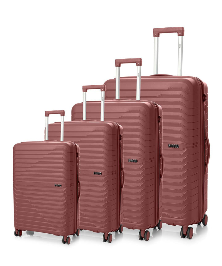 BOND סט 4 מזוודות קשיחות (כולל ענקית 32") ותיק גב במתנה - תיק התיקיםBondמזוודות