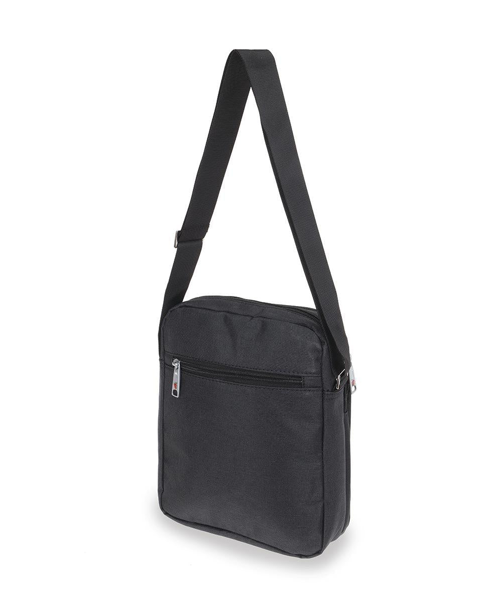 BOND תיק צד לגבר עם רצועה מתכוננת בשחור - תיק התיקיםBondתיקים למחשב נייד