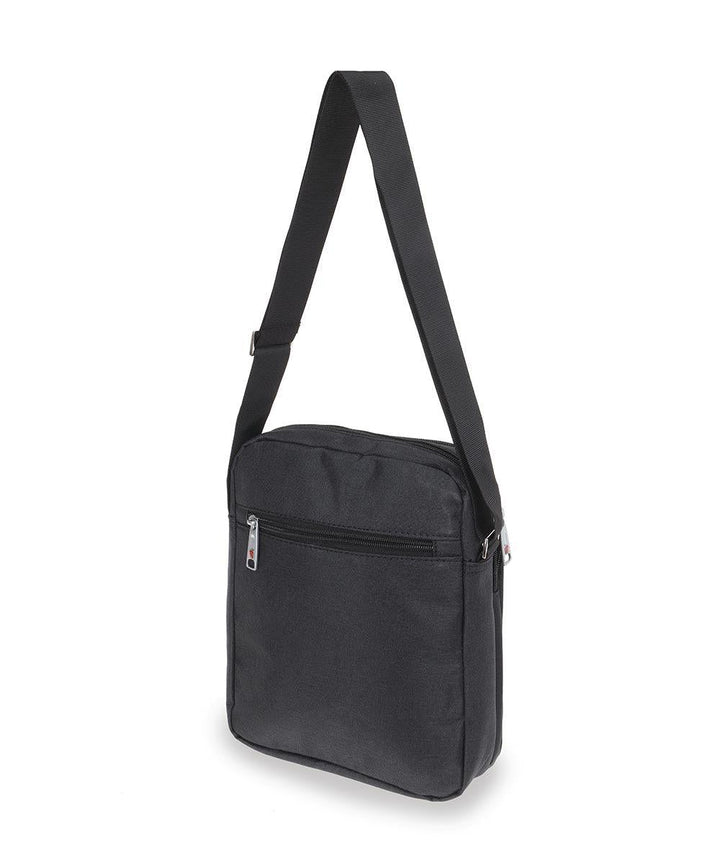 BOND תיק צד לגבר עם רצועה מתכוננת בשחור - תיק התיקיםBondתיקים למחשב נייד