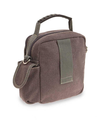 BOND תיק צדק קטן לגבר מבד קנבס עם ידית אחיזה - תיק התיקיםBondתיקים למחשב נייד