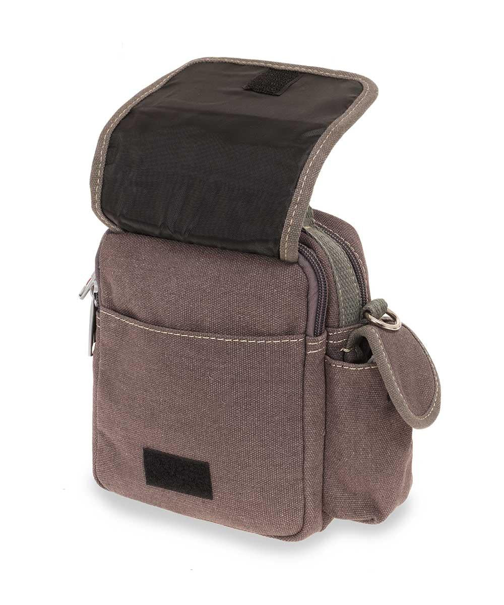 BOND תיק צדק קטן לגבר מבד קנבס עם ידית אחיזה - תיק התיקיםBondתיקים למחשב נייד