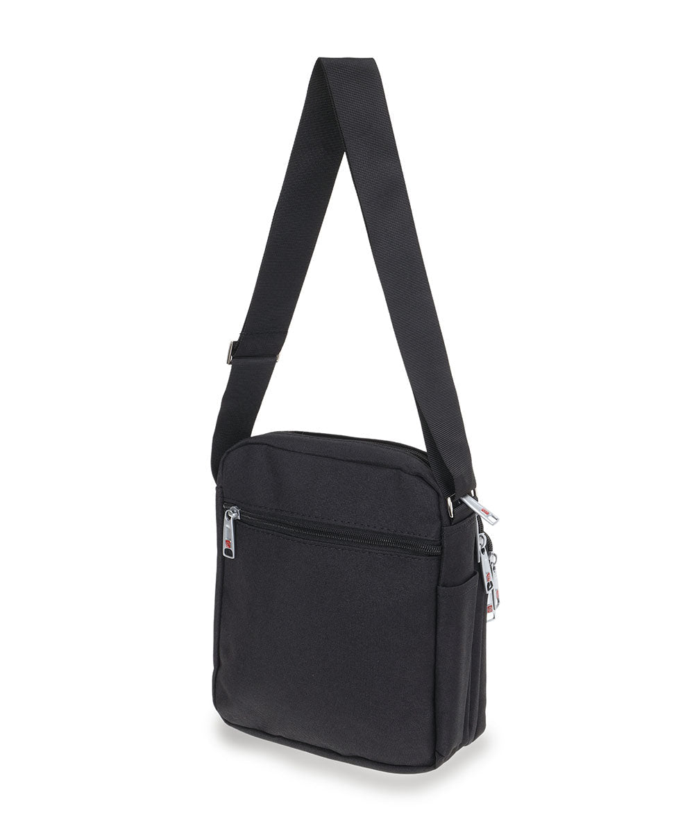 BOND תיק צד לגבר עם רצועה בשחור - תיק התיקיםBondתיקים למחשב נייד