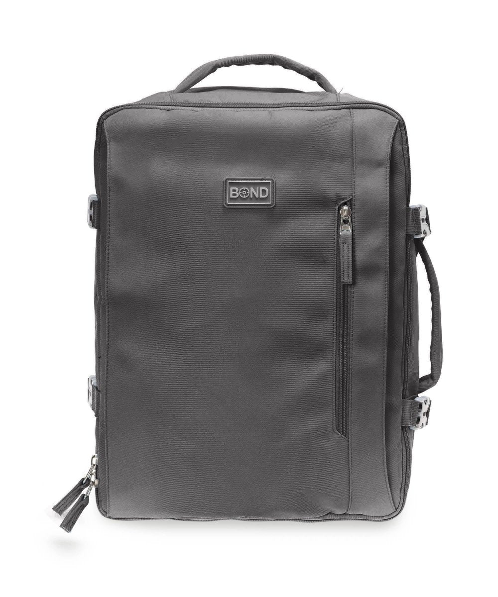 BOND Cabin Size תיק גב טרולי עליה למטוס מתרחב - תיק התיקיםBONDתיקים לעלייה למטוס
