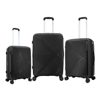 BOND POLYPROPYLENE סט 3 מזוודות חזקות במיוחד ואיכותיות קשיחות - תיק התיקיםBondמזוודות