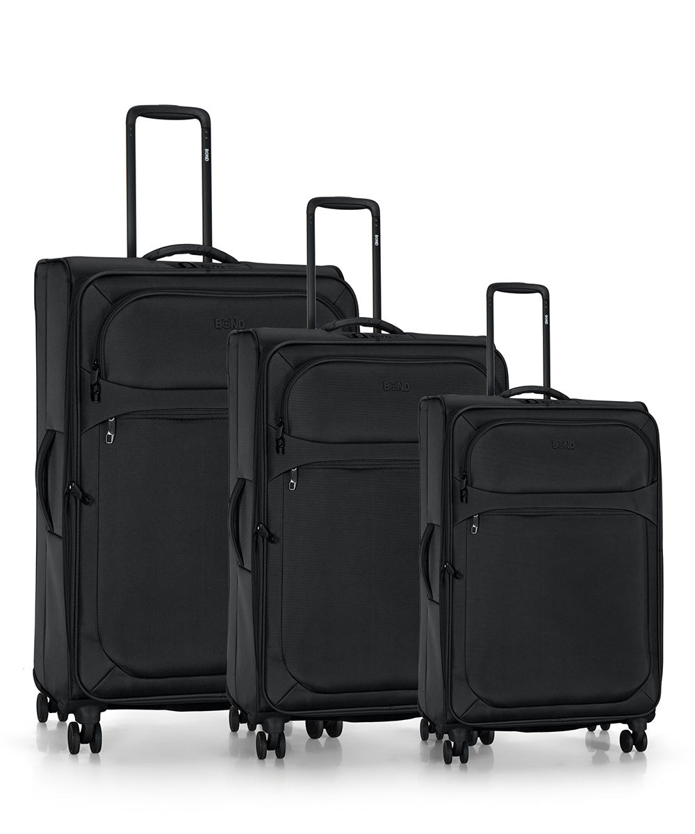 BOND SUPER LIGHT סט מזוודות בד - תיק התיקיםBondמזוודות