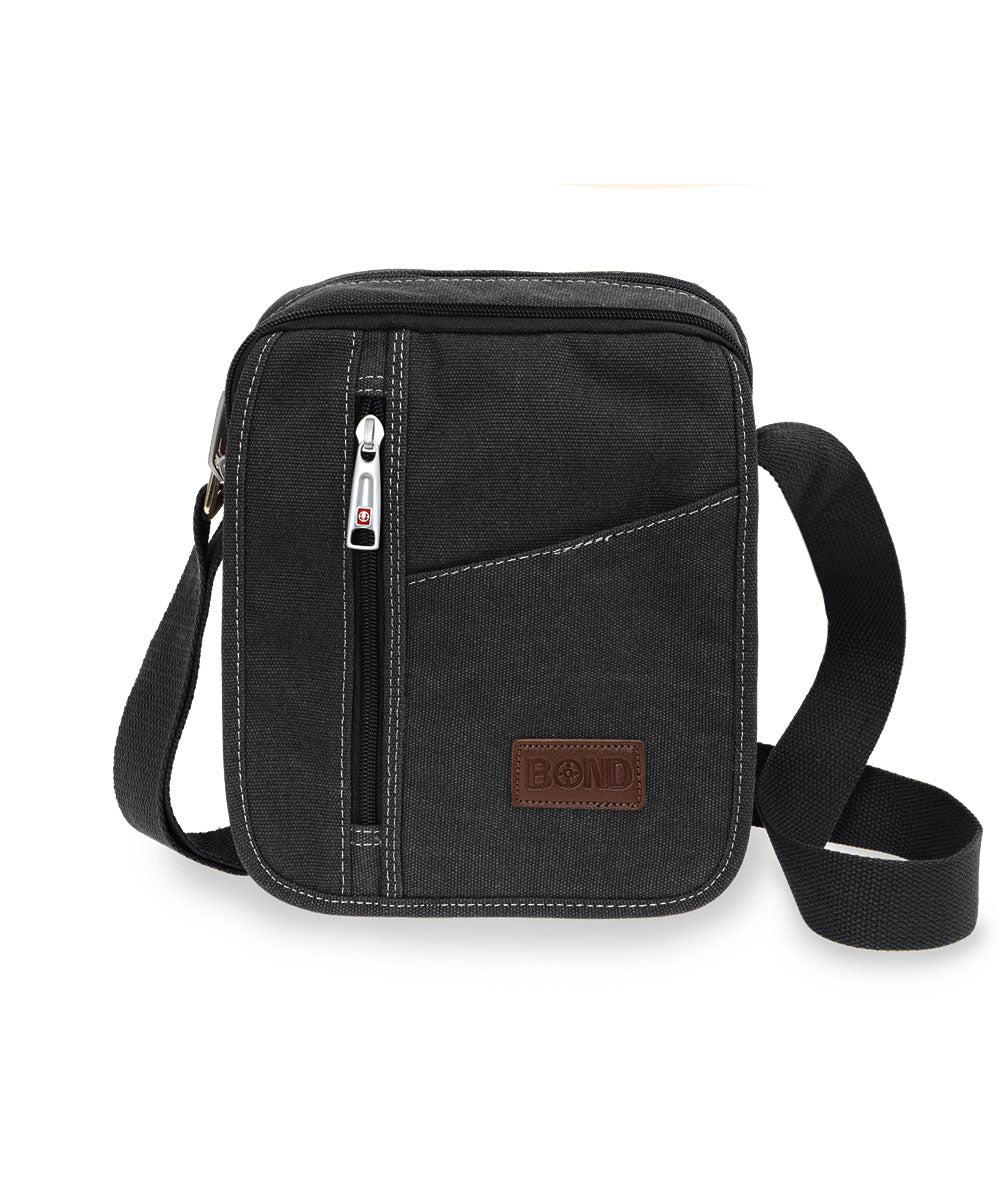 תיק צד לגבר מבד קנבס Bond - תיק התיקיםBondגברים