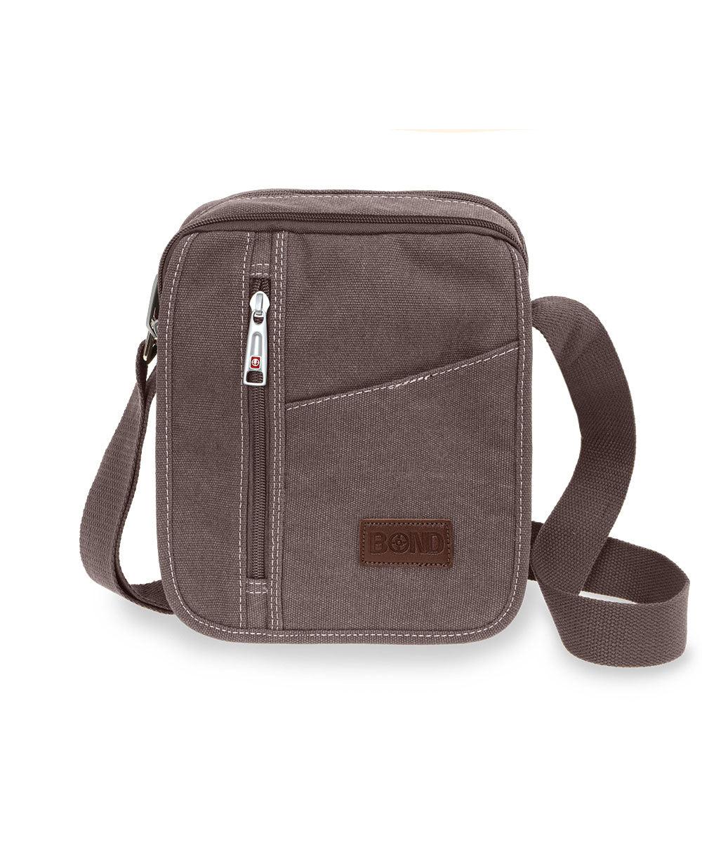 תיק צד לגבר מבד קנבס Bond - תיק התיקיםBondגברים