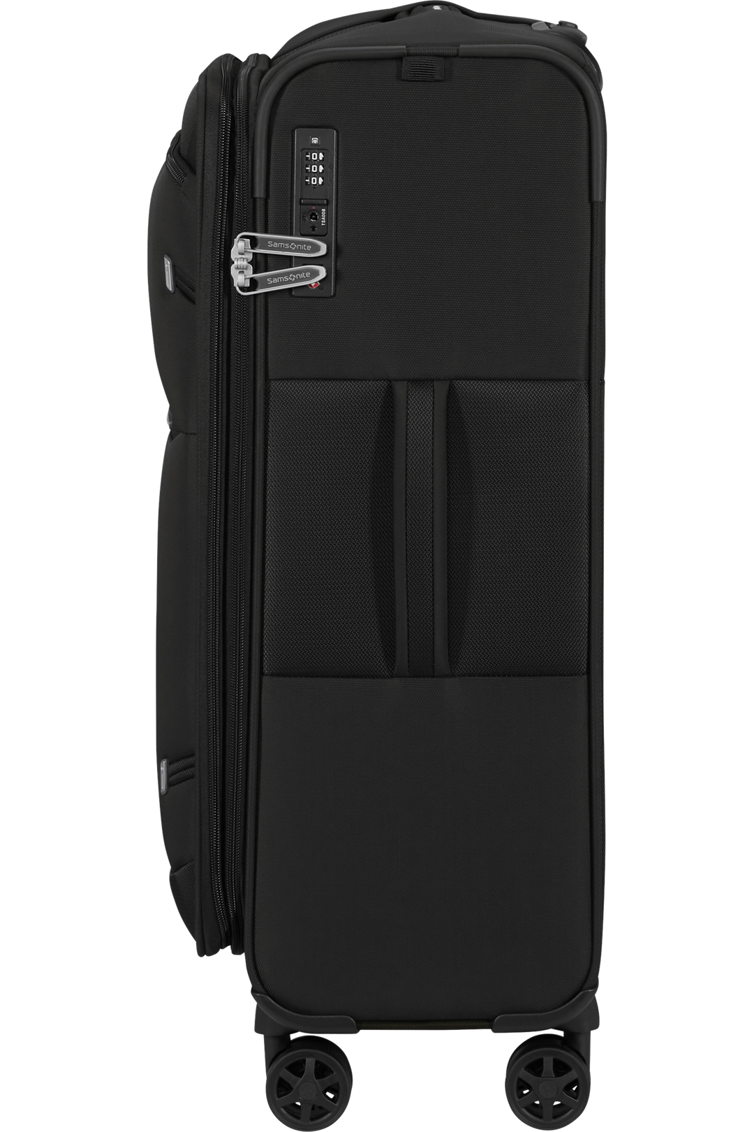 Samsonite GoTwist מזוודה רכה מתרחבת בינונית 68 ס״מ - שחור