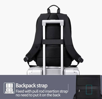 Bruno Cavalli תיק גב למחשב נייד 14.1" - תיק התיקיםBruno Cavalliגברים