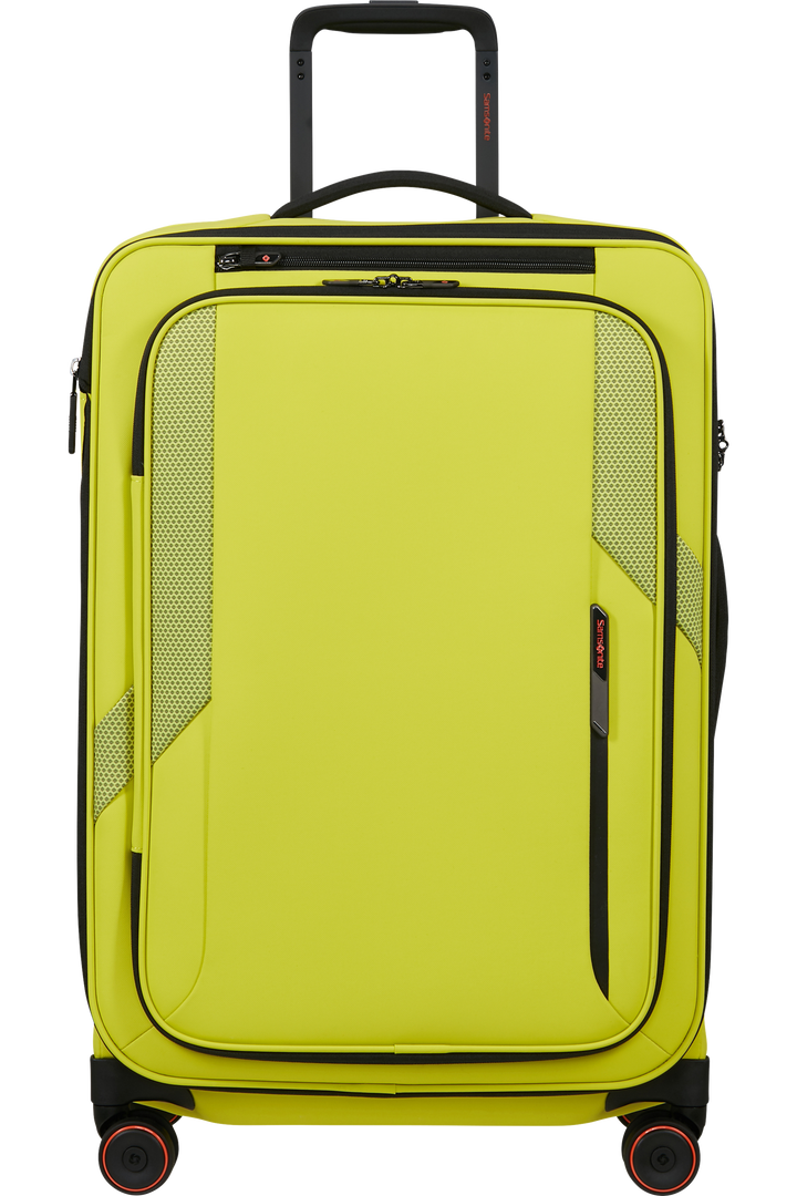 Samsonite Glazed מזוודה רכה מתרחבת בינונית 67 ס״מ - ליים