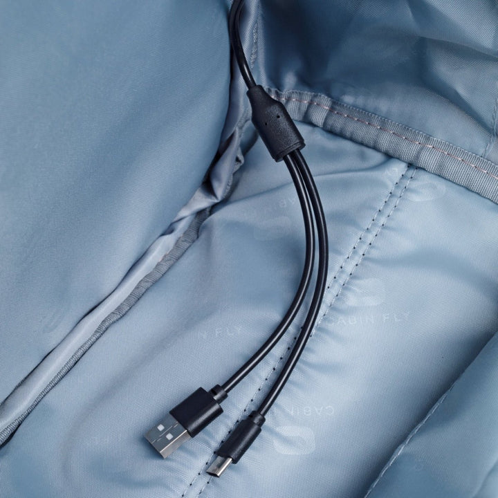 תיק עליה למטוס מתרחב מבית המותג ®CABIN FLY דגם SkyLite מידה S 40x25x20cm - תיק התיקיםCABIN FLY