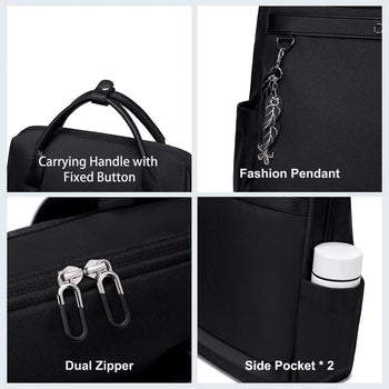 Chantria תיק גב לנשים למחשב נייד 14.1" - תיק התיקיםchantriaתיקי מחשב