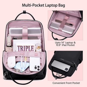 Chantria תיק גב לנשים למחשב נייד 14.1" - תיק התיקיםchantriaתיקי מחשב