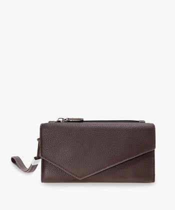 ארנק מעור דגם דיאמונד בינוני