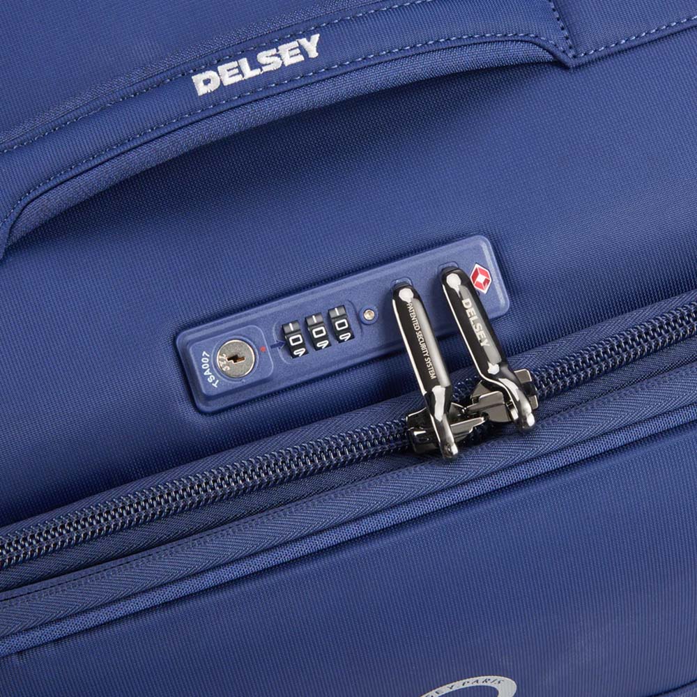 Delsey Brochant 2.0 55cm מזוודה בד קטנה טרולי עלייה למטוס 20"