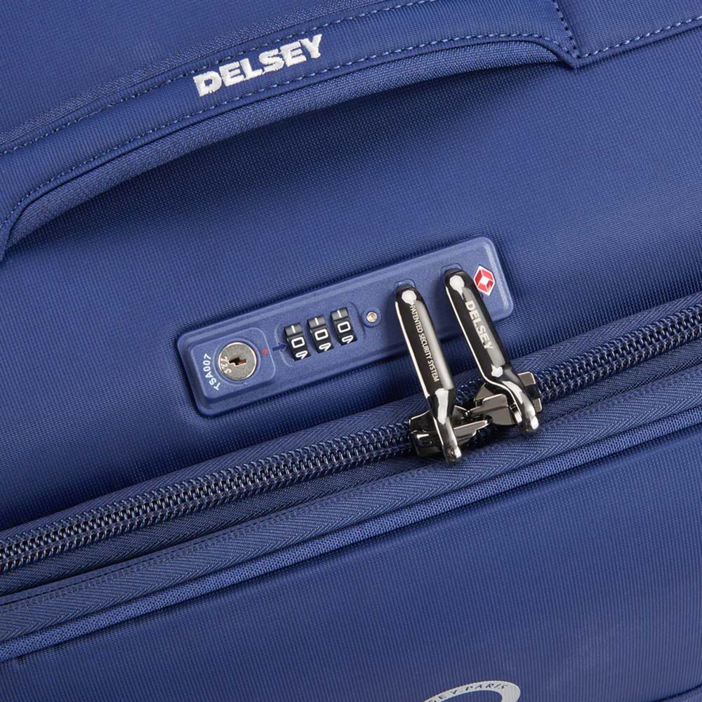 Delsey Brochant 2.0 55cm מזוודה בד קטנה טרולי עלייה למטוס 20" - תיק התיקיםDELSEYמזוודות