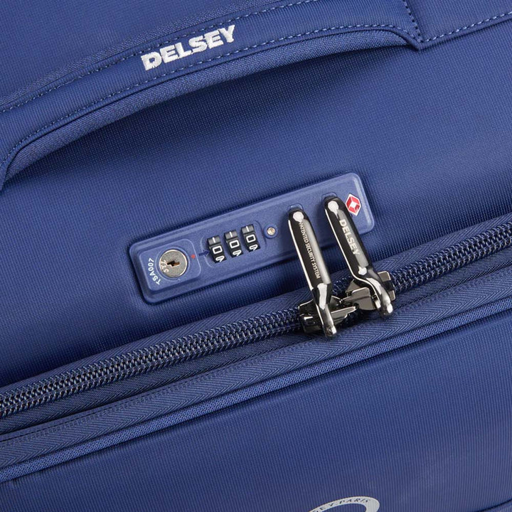 Delsey Brochant 2.0 55cm מזוודה בד קטנה טרולי עלייה למטוס 20" - תיק התיקיםDELSEYמזוודות
